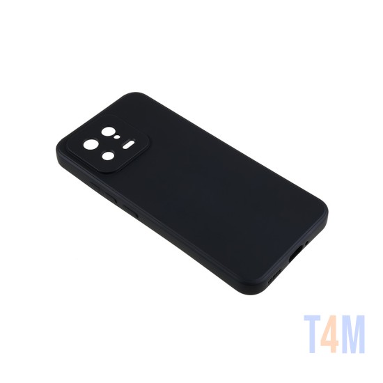 Capa de Silicone com Moldura de Câmera para Xiaomi 13 Preto